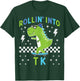 Rollin Into TK Dinosaur Back to School Kid I’m Ready for TK T-Shirt - T-Shirt | Forest