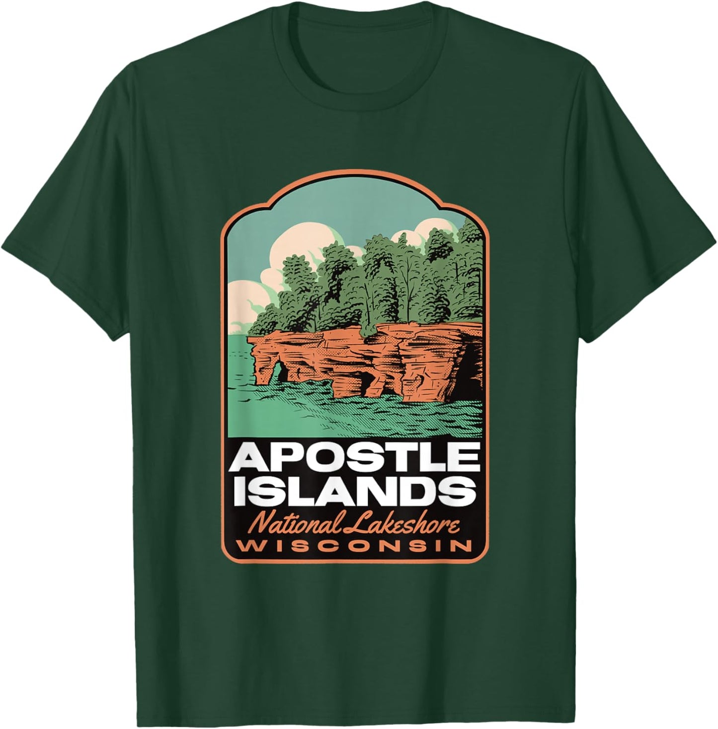 Apostle Islands Wisconsin T-Shirt - T-Shirt | Forest