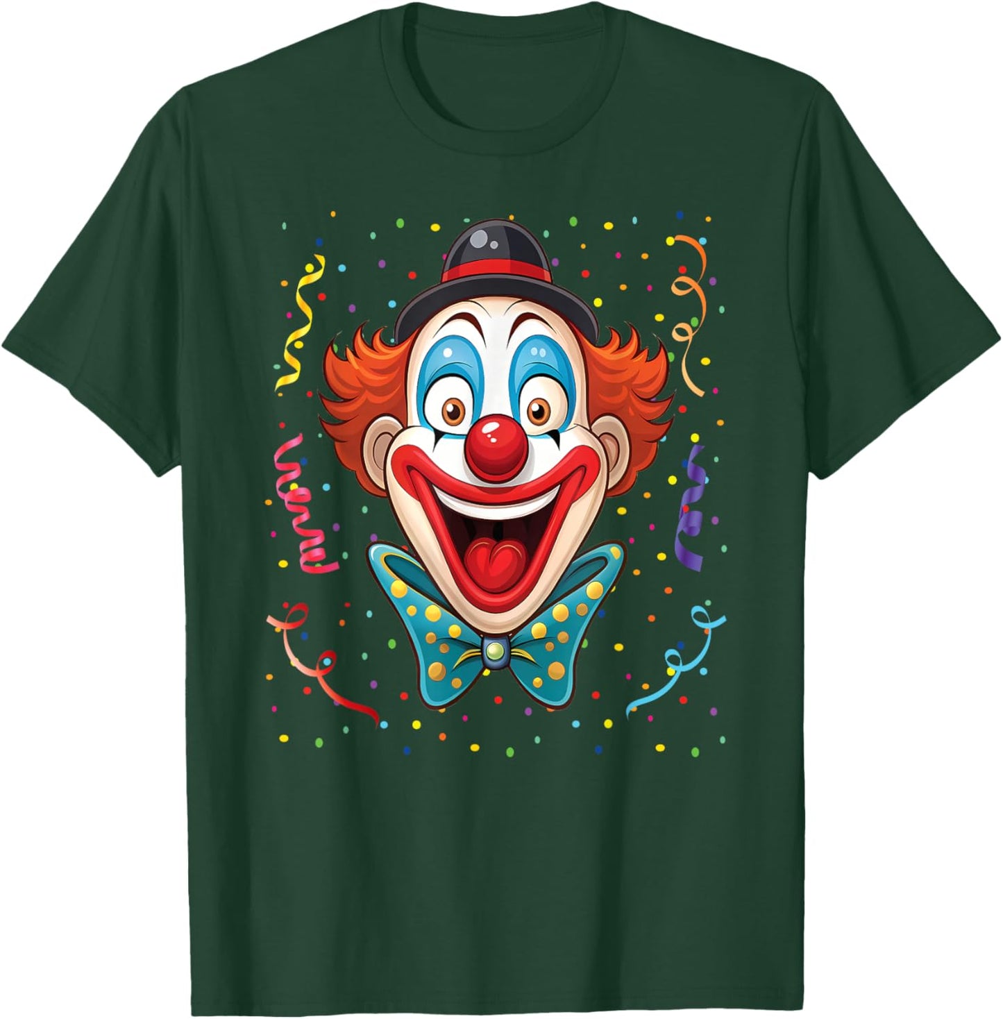 Carnival Clown Face Circus Costume Kids Men Women Carnivals T-Shirt - T-Shirt | Forest