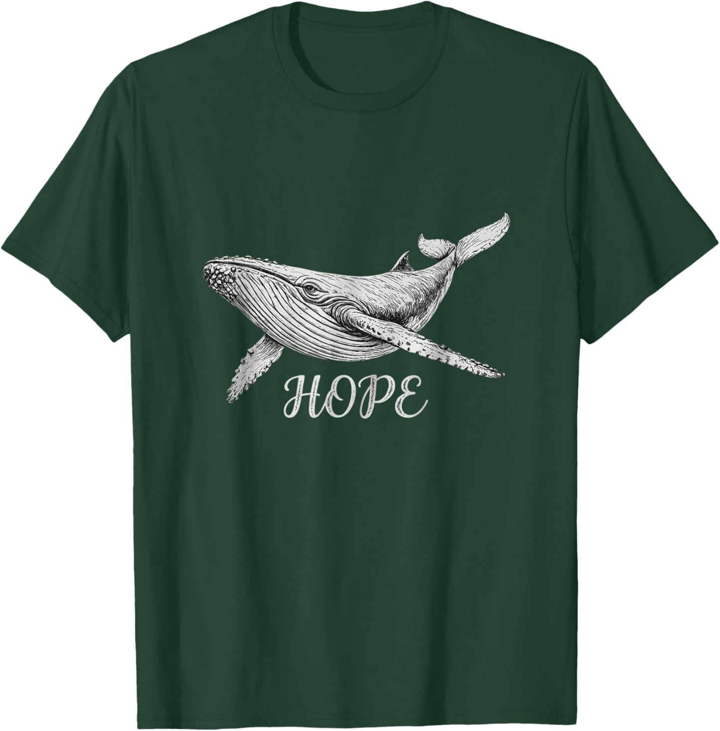 Buckelwal Hope Design Walrettung Ostsee T-Shirt - T-Shirt | Forest