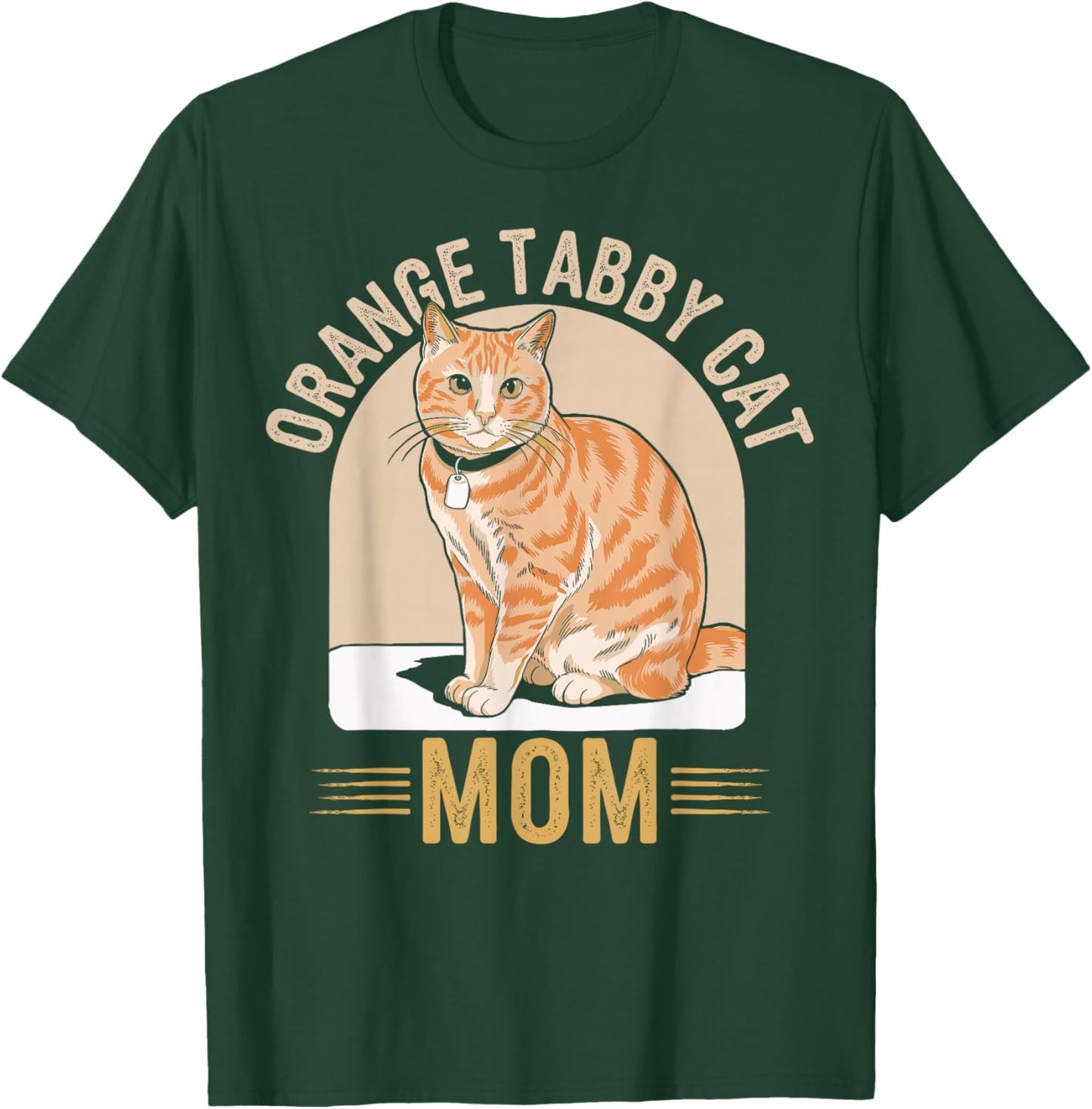 Tabby Cat Orange Cat Mom T-Shirt - T-Shirt | Forest