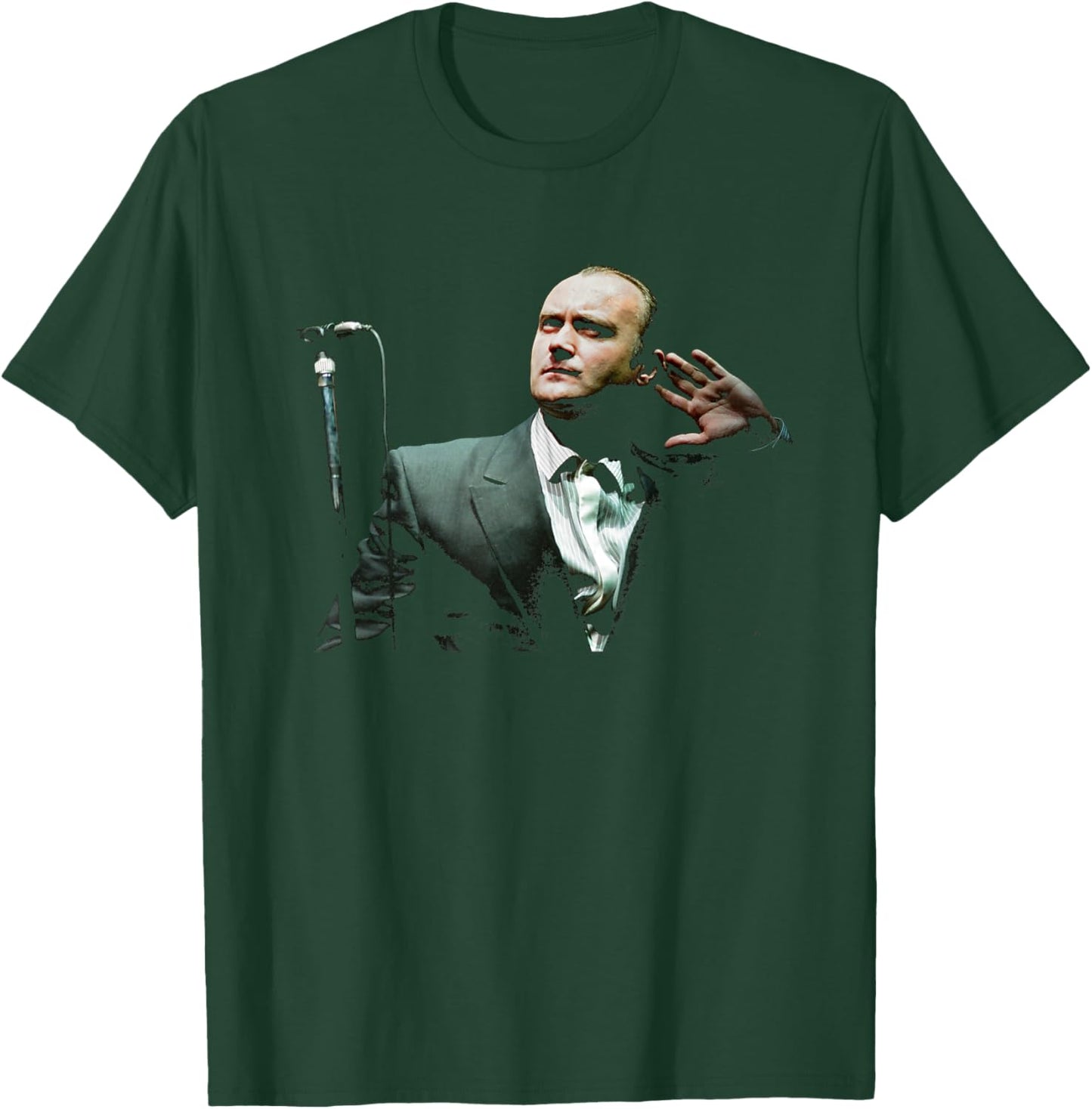 Singer Phil Collins Live On Stage 1990 T-Shirt - T-Shirt | Forest