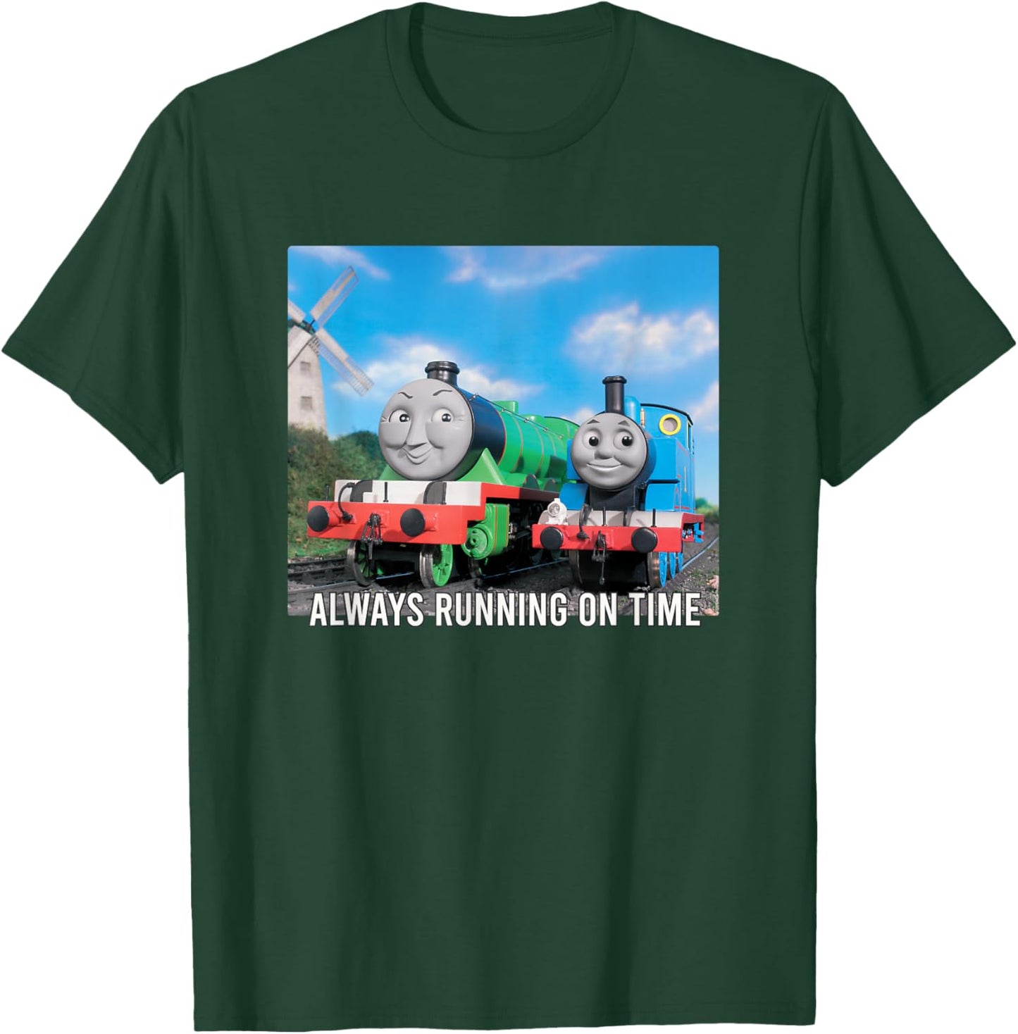 Thomas & Friends - Always Running on Time T-Shirt - T-Shirt | Forest