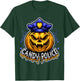 Candy Police Halloween Shirts Pumpkin Security Costume T-Shirt - T-Shirt | Forest