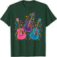 Musical Acoustic Guitars T-Shirt - T-Shirt | Forest