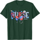 4th of July Nurse American Flag Fourth Of July Nurse T-Shirt - T-Shirt | Forest