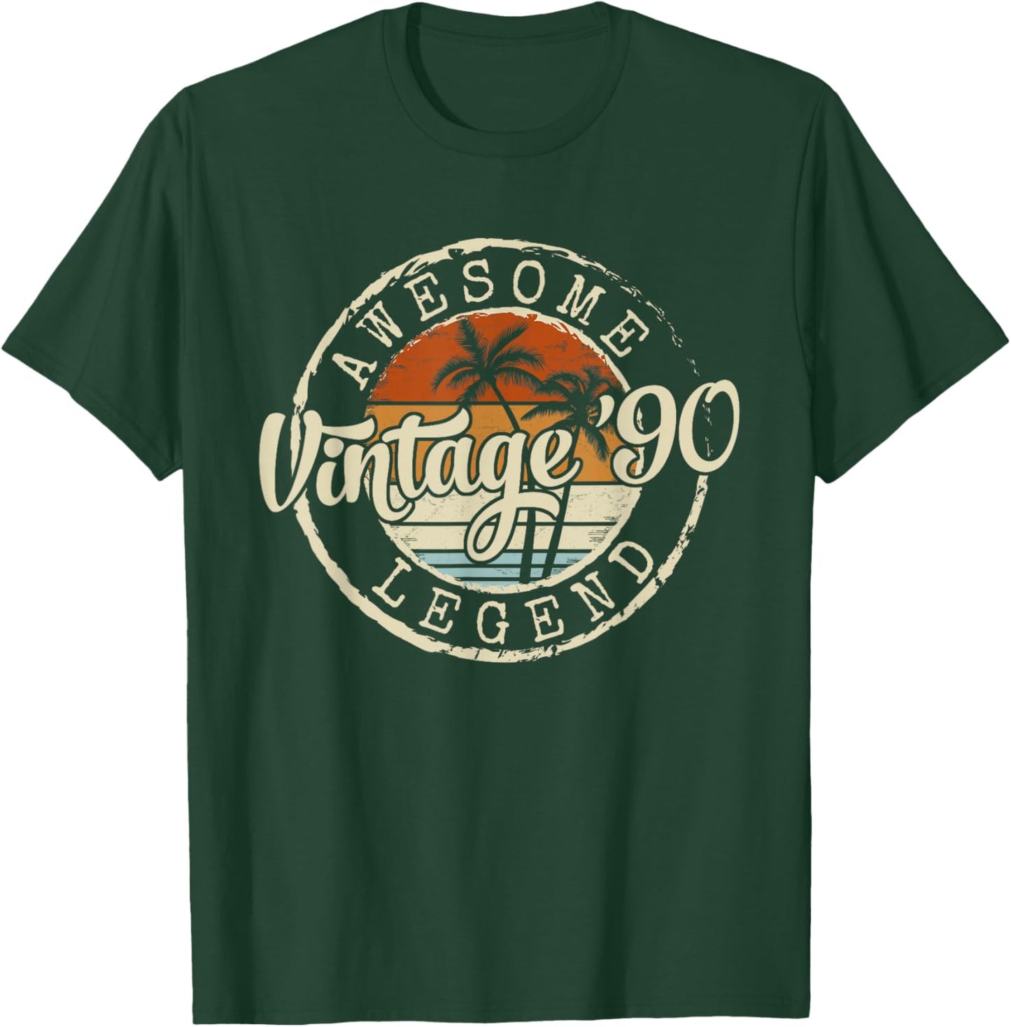 Vintage 1990 36yr 36th Birthday Gifts 36 Years Old T-Shirt - T-Shirt | Forest
