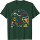 The Animal Kingdom Colorful Wildlife T-Shirt - T-Shirt | Forest