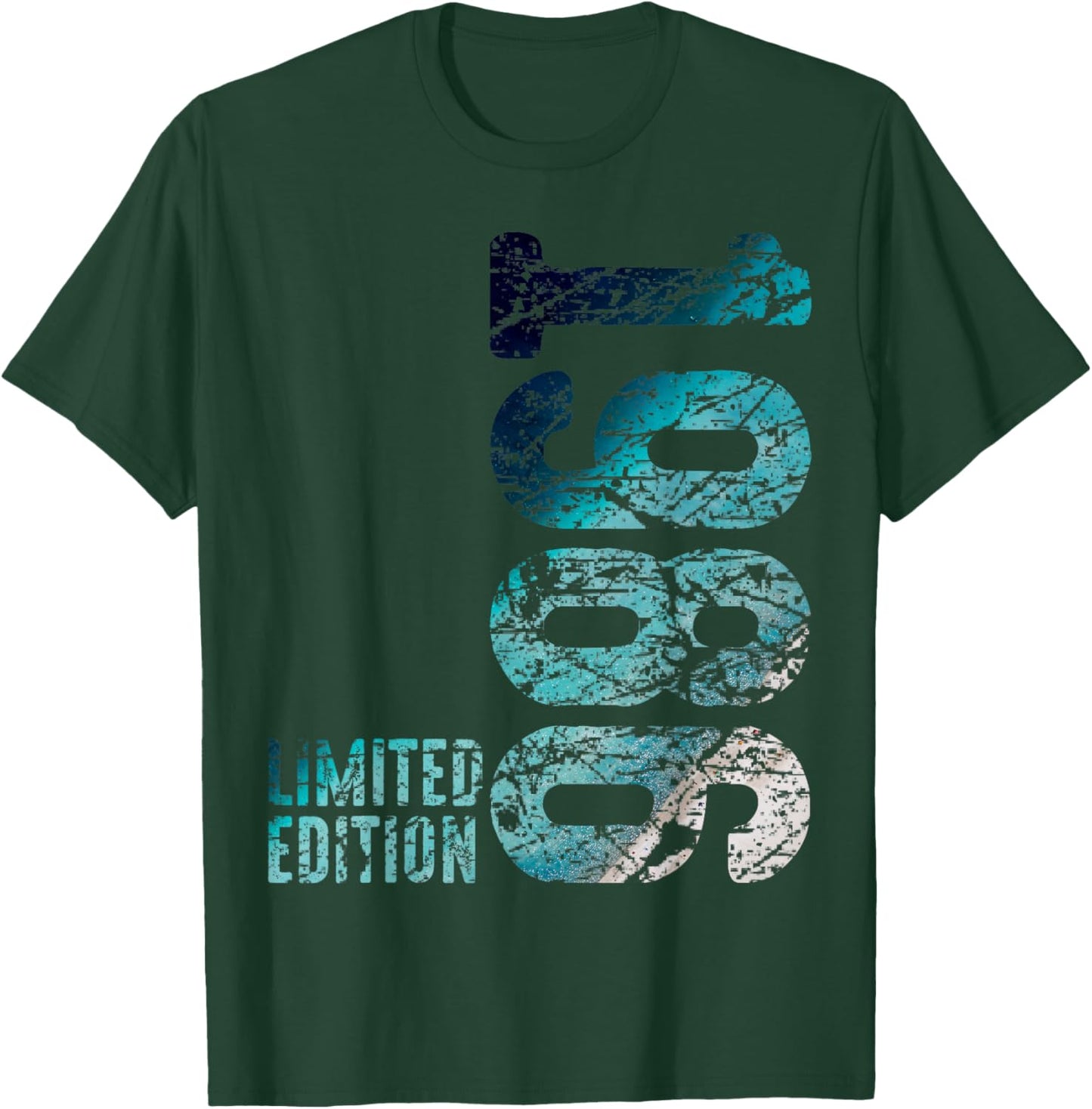 40th Birthday Man Woman 40 Years 1986 Decorative Gift Funny T-Shirt - T-Shirt | Forest