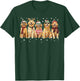 Golden Retriever Santa Christmas Lights Funny Xmas Dog Lover T-Shirt - T-Shirt | Forest