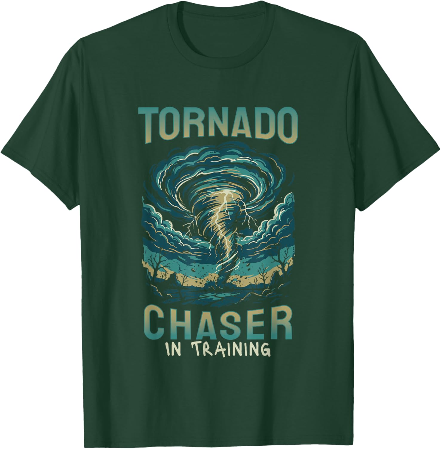 Storm Tornado Twister Hurricane Weather Tornadoes Chaser T-Shirt - T-Shirt | Forest