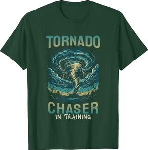 Storm Tornado Twister Hurricane Weather Tornadoes Chaser T-Shirt - T-Shirt | Forest