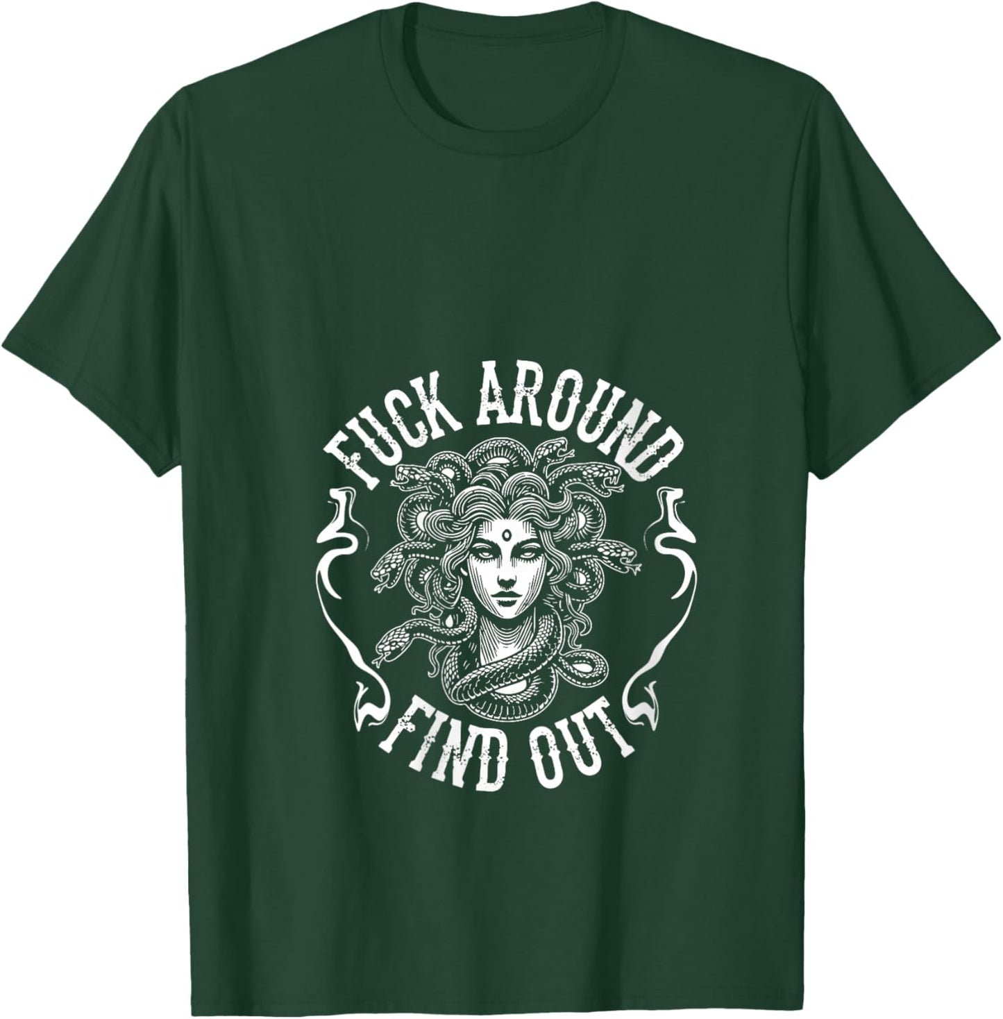 FAFO Fuck Around And Find Out V-Neck T-Shirt - T-Shirt | Forest