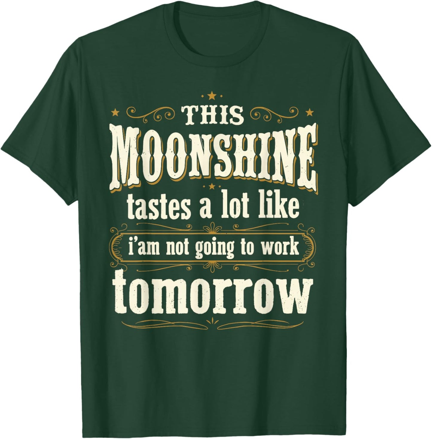 Local Moonshiner Vintage Moonshine Rustic Distilling Country T-Shirt - T-Shirt | Forest
