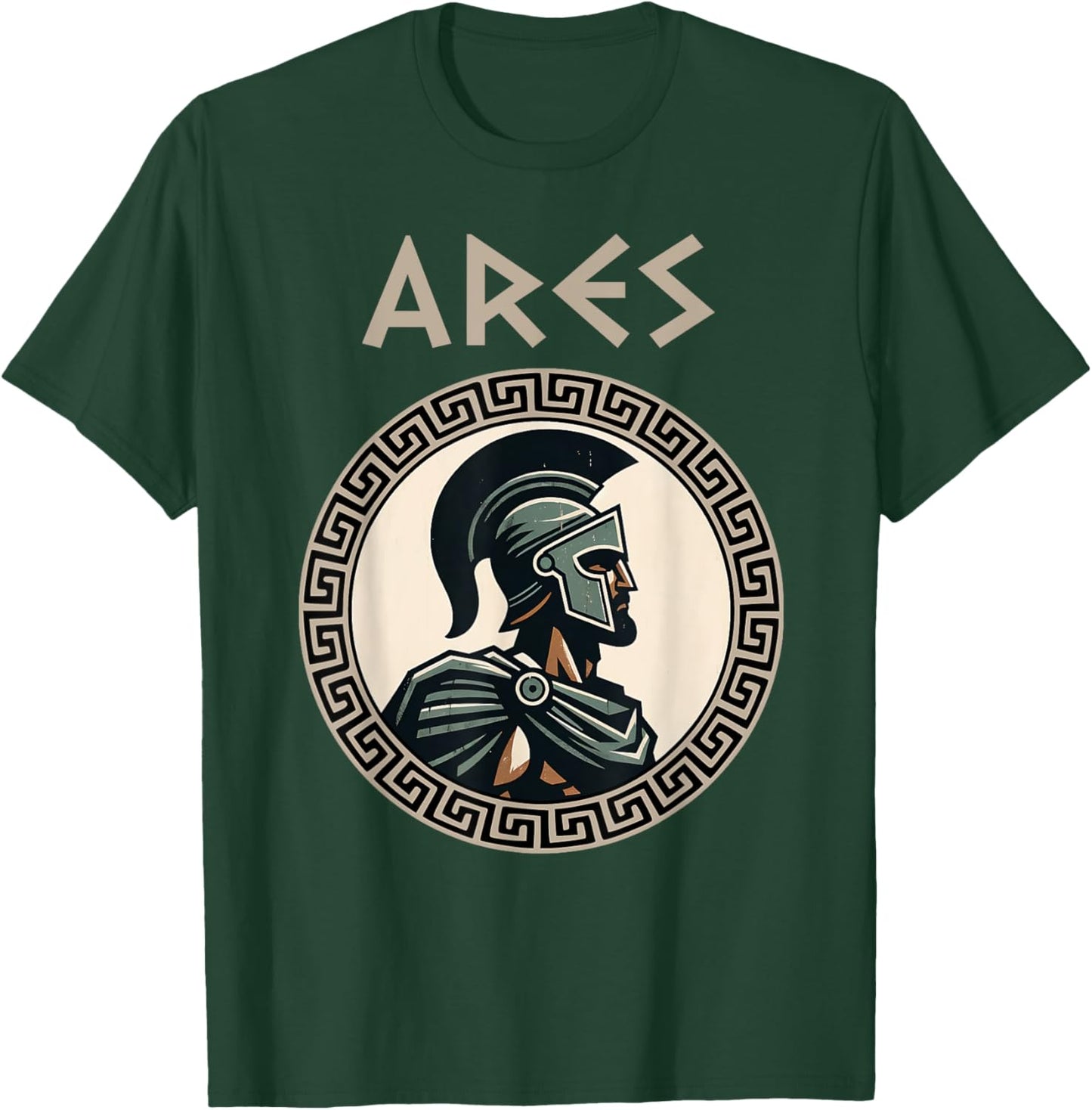 Ares Ancient Greek War God T-Shirt - T-Shirt | Forest
