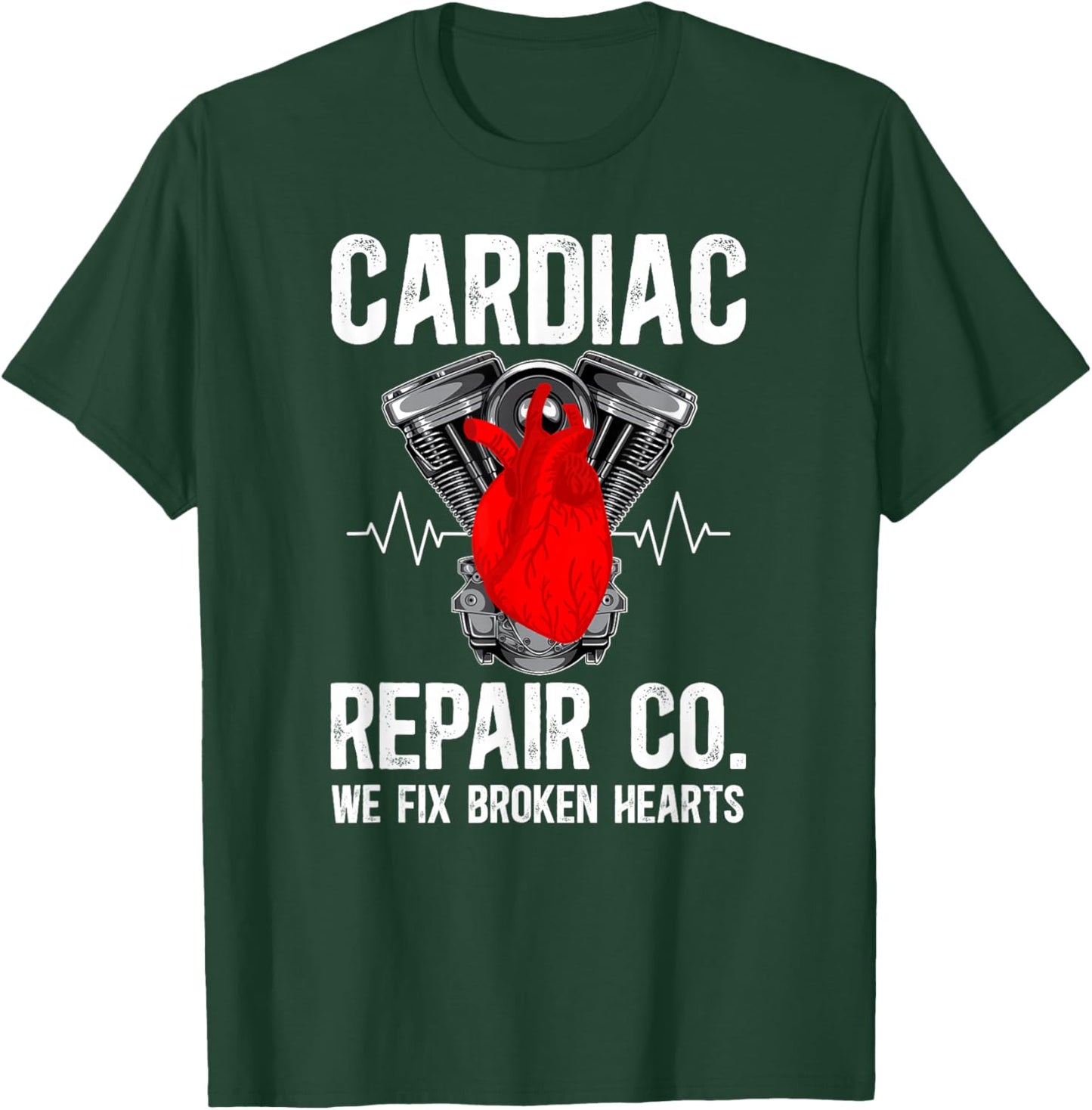 Cardiac Repair Co Cath Lab Technologist Cath Laboratory Tech T-Shirt - T-Shirt | Forest
