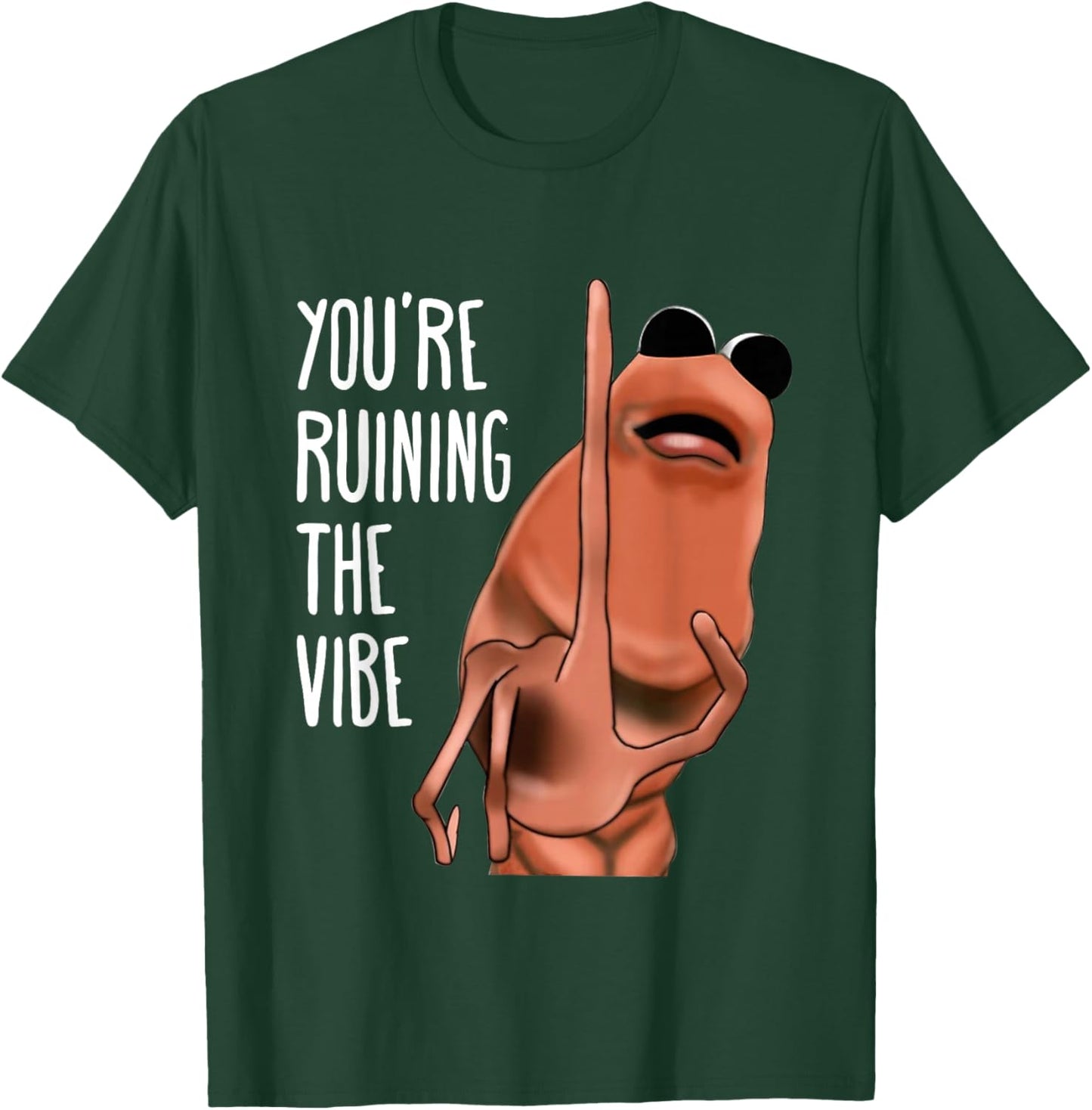 Marcus The Worm Du ruinierst die Stimmung T-Shirt - T-Shirt | Forest