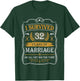 32nd Wedding Anniversary Couples Shirt for Husband and Wife T-Shirt - T-Shirt | Forest