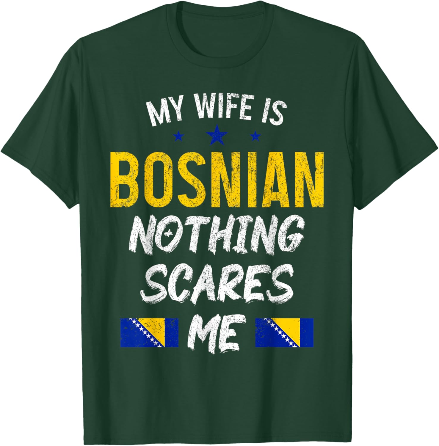 Bosnien Herzegowina Bosnische Frau Stolz Wurzeln Lustig T-Shirt - T-Shirt | Forest
