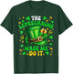Shamrock Leprechauns Made Me Do It St Patricks Day Boys Men T-Shirt - T-Shirt | Forest