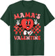 Retro Groovy Mama is My Valentine Cute Heart Boys Girls Kids T-Shirt - T-Shirt | Forest