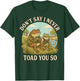 Funny Toad You So Vintage Gentleman Frog Amphibian Pun T-Shirt - T-Shirt | Forest