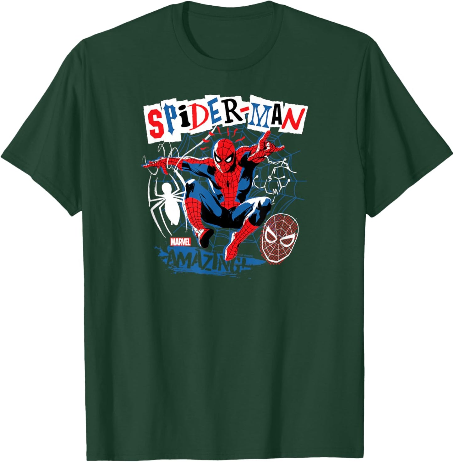 Spider-Man - Punk Poster T-Shirt - T-Shirt | Forest