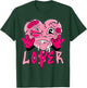 Pink Loser Lover Pink Drip Heart Matching Women T-Shirt - T-Shirt | Forest