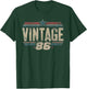 Retro Funny 1986 Vintage 40th Birthday 40 Years Old T-Shirt - T-Shirt | Forest
