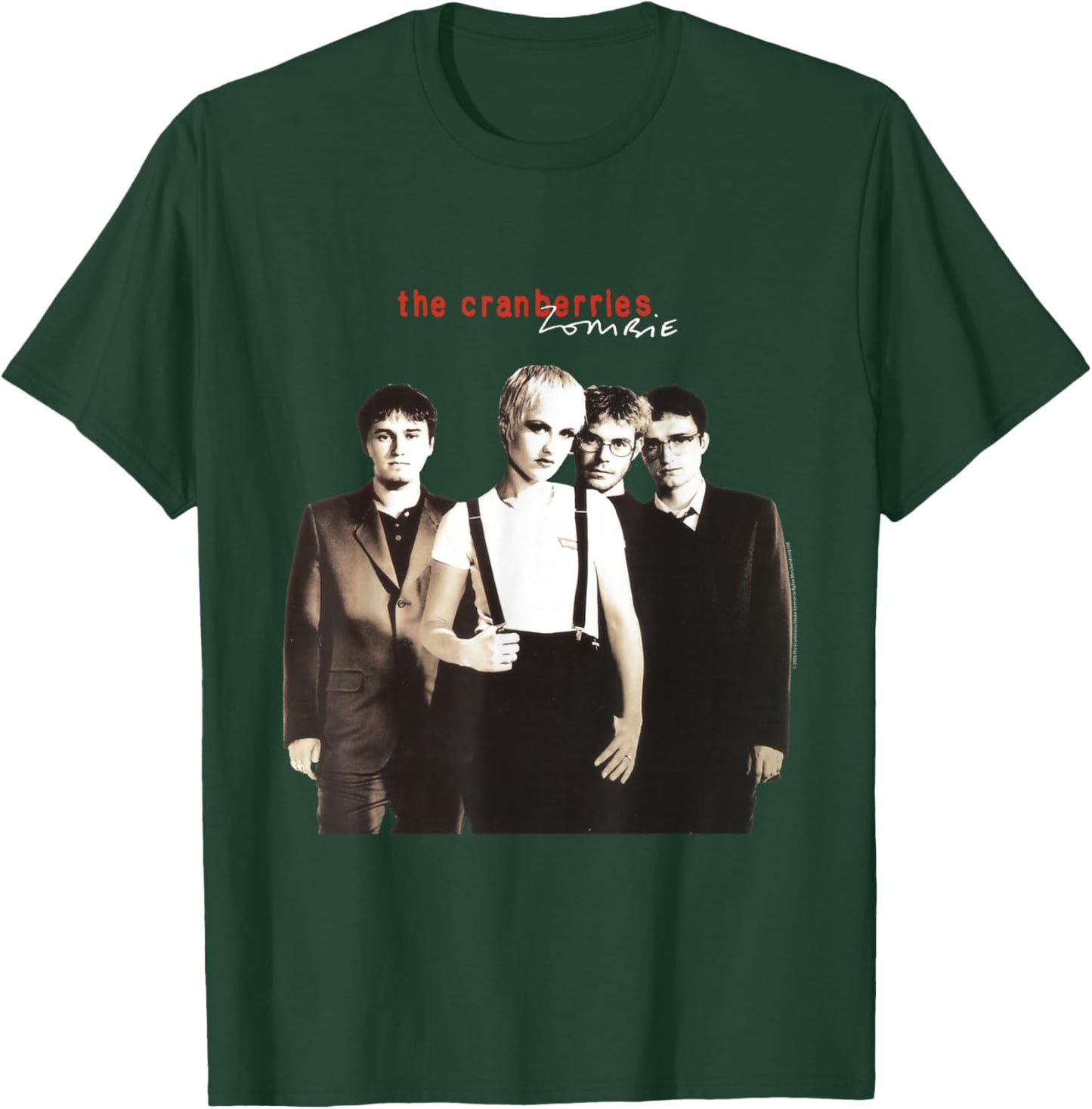 Official Cranberries Zombie Alternative Band Retro Music T-Shirt - T-Shirt | Forest