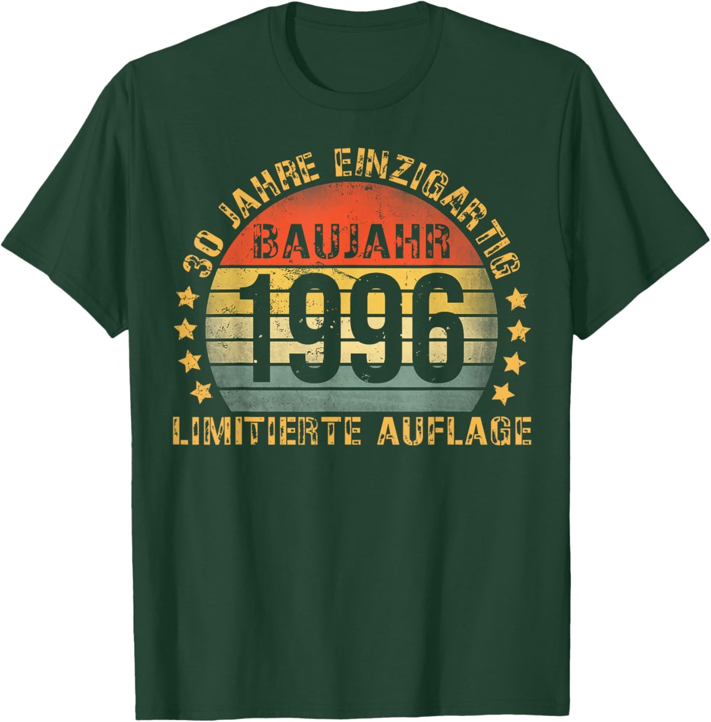 1996 Birthday Man 30th Decoration Funny 30s 30th Birthday T-Shirt - T-Shirt | Forest