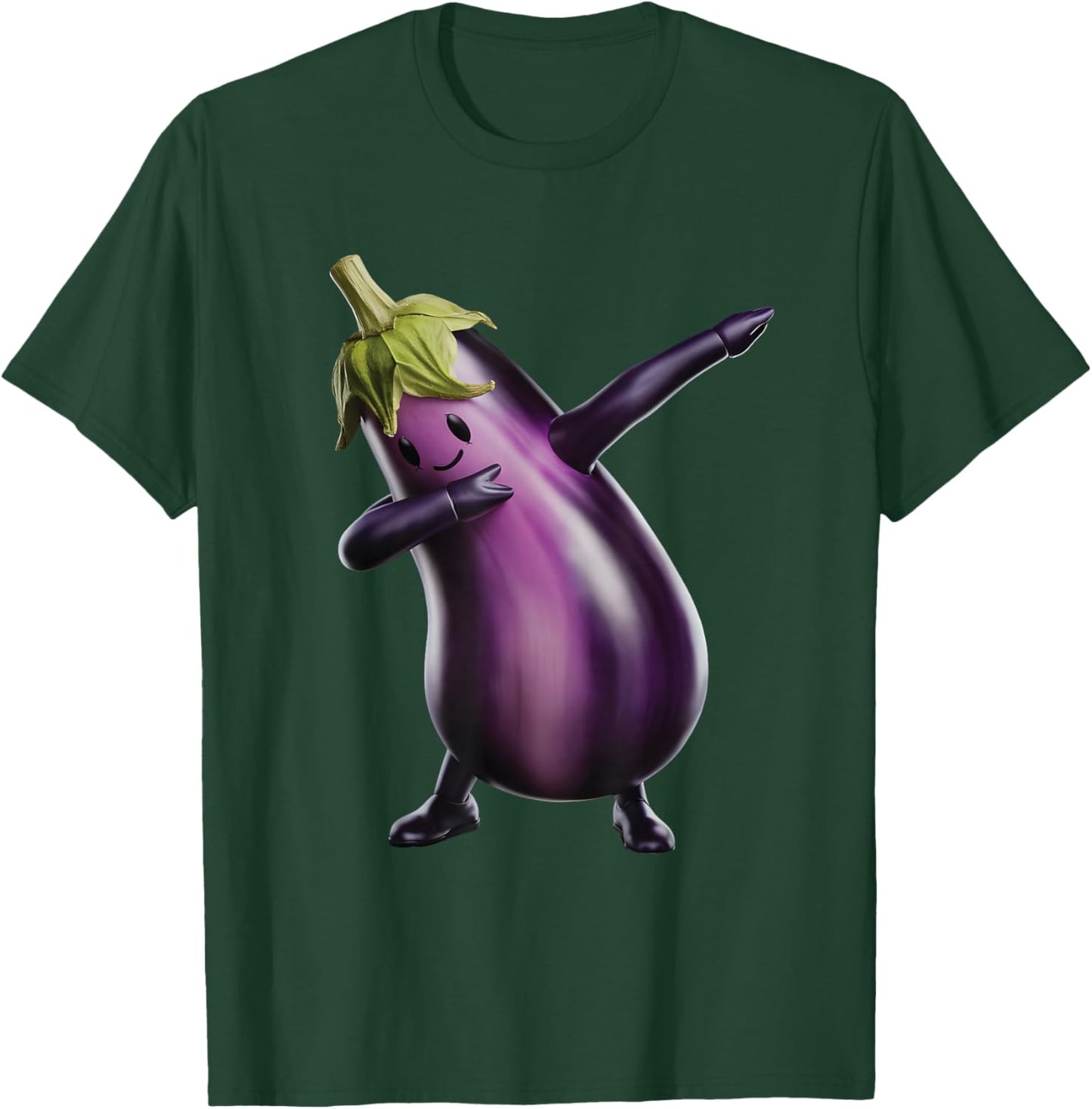 Eggplant Dabbing T-Shirt - T-Shirt | Forest
