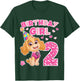 Official Paw Patrol Merchandise Skye Birthday Girl Age 2 T-Shirt - T-Shirt | Forest