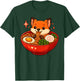 Fox with Noodles Ramen Kawaii Fox T-Shirt - T-Shirt | Forest