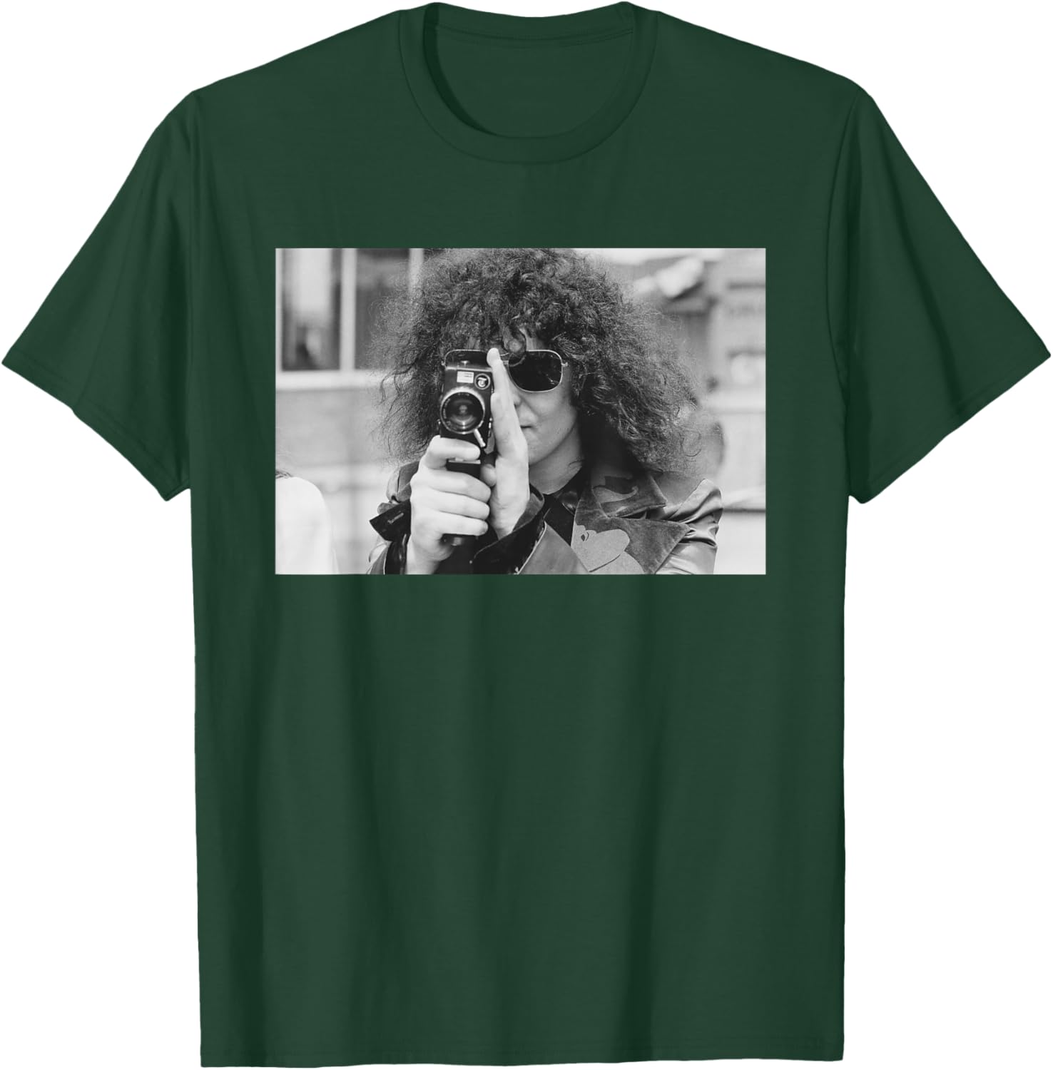 Marc Bolan of Rock Band T Rex with Camera 1972 T-Shirt - T-Shirt | Forest