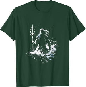 Poseidon Symbol Trident Greek God Neptune Sea god T-Shirt - T-Shirt | Forest