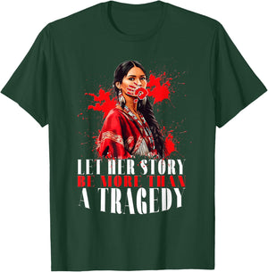 MMIW Awareness Indigenous Women Stolen Sisters Native Art T-Shirt - T-Shirt | Forest