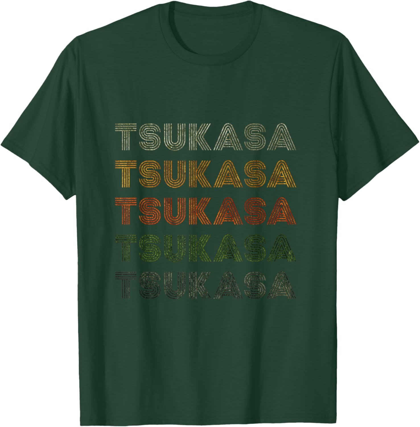 Love Heart Tsukasa Grunge Vintage Style Black Tsukasa T-Shirt - T-Shirt | Forest