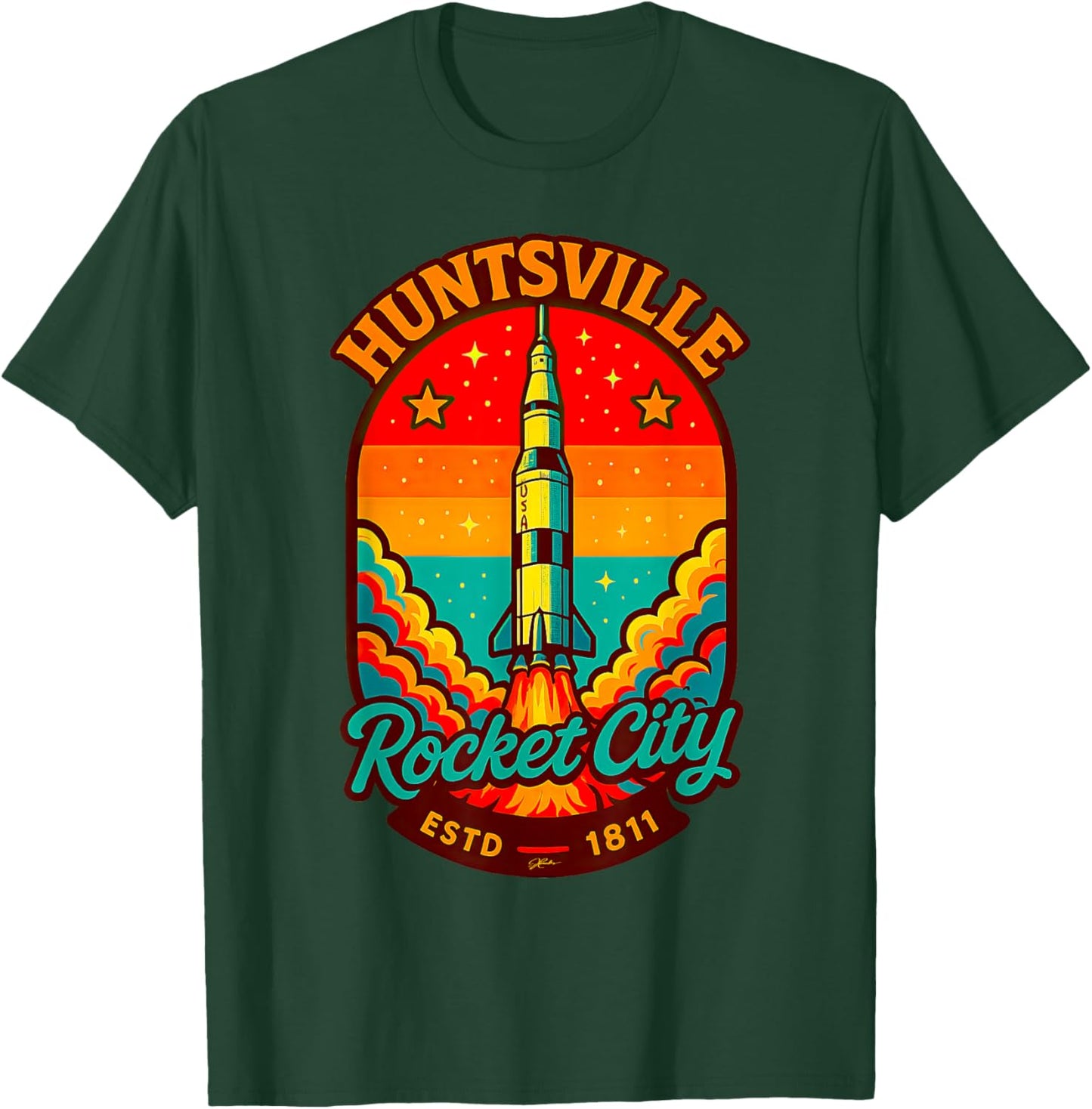 Huntsville, Alabama T-Shirt - T-Shirt | Forest