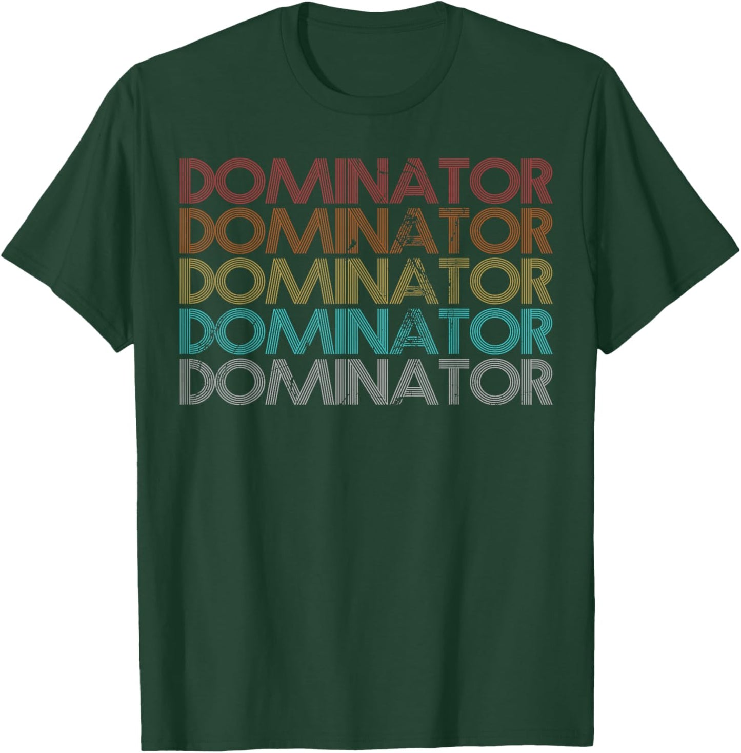 Retro Vintage Dominator T-Shirt - T-Shirt | Forest