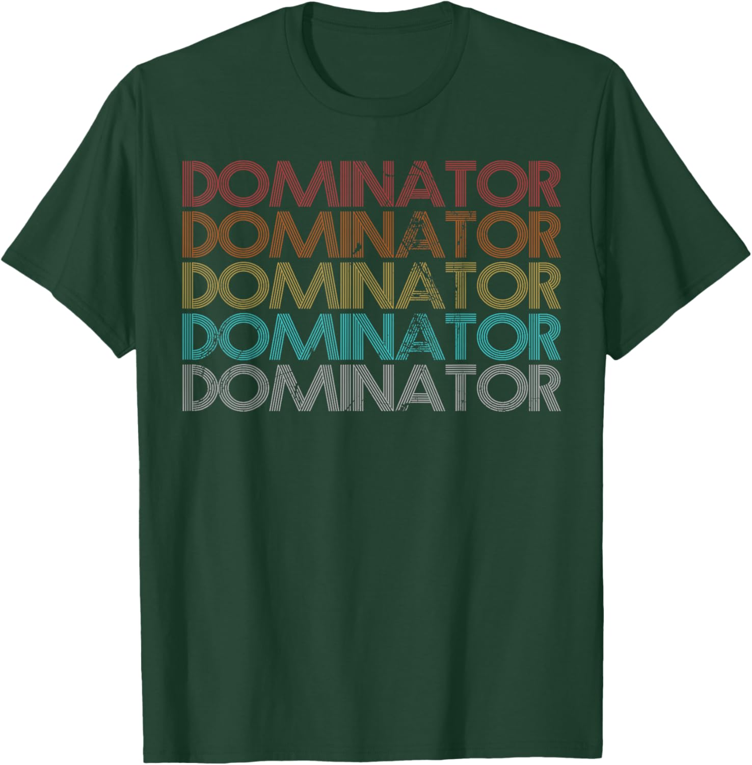 Retro Vintage Dominator T-Shirt - T-Shirt | Forest