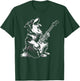Dog Guitarist Guitar - Australian Shepherd Dad Mom T-Shirt - T-Shirt | Forest