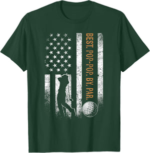 Best Pop-Pop By Par Golfing Gifts Pop-Pop Father's Day Golf T-Shirt - T-Shirt | Forest