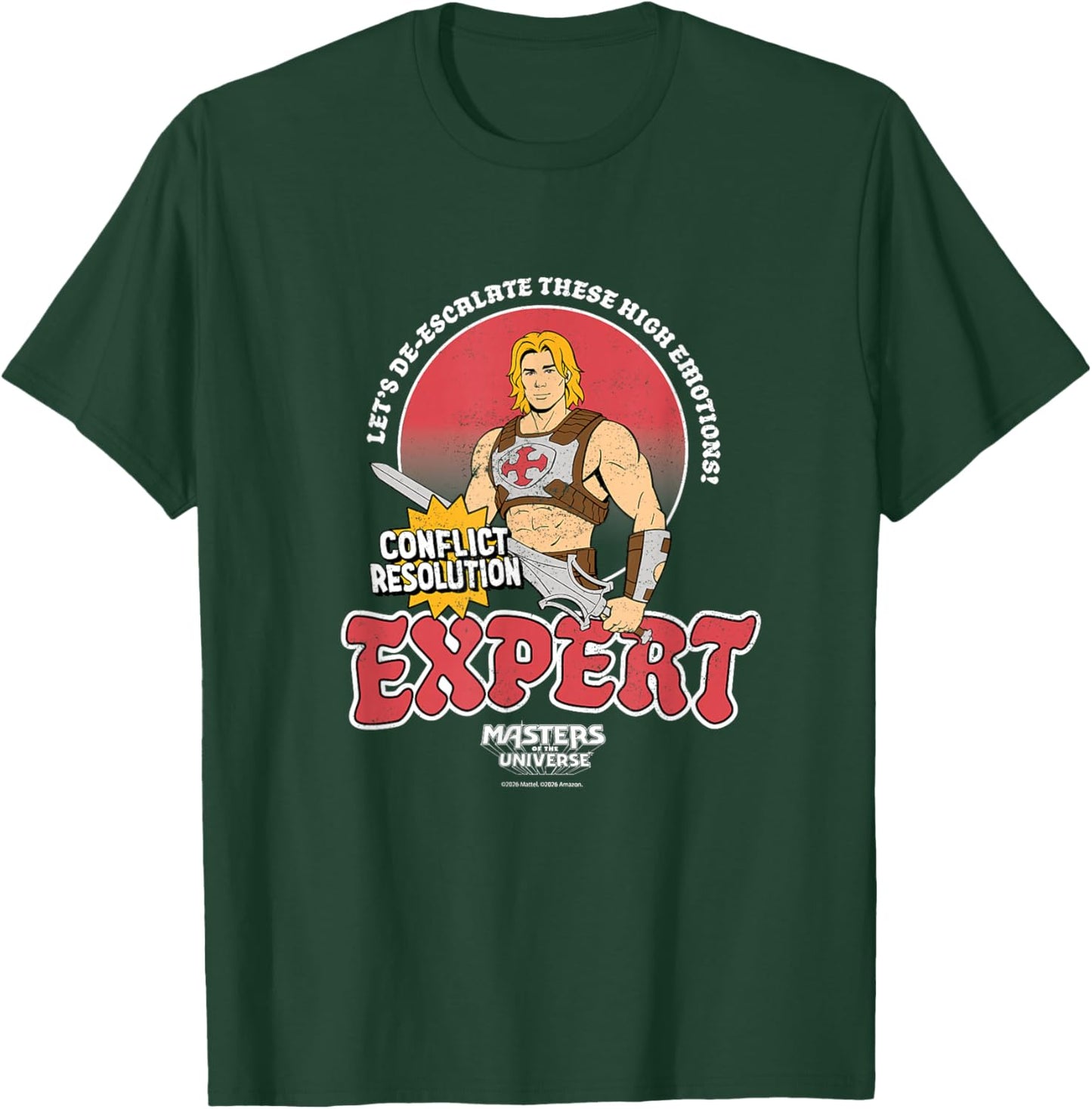 Maîtres de l'univers : He-Man Conflict Resolution Expert T-Shirt - T-Shirt | Forest