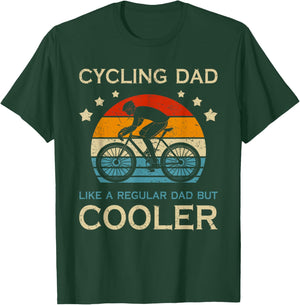 Cycling Dad Wie EIN Normaler Vater Nur Cooler Radfahrer Papa T-Shirt - T-Shirt | Forest
