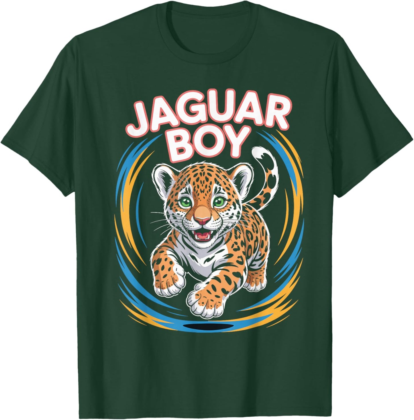 Retro Art Jungle Themed T-Shirt - T-Shirt | Forest