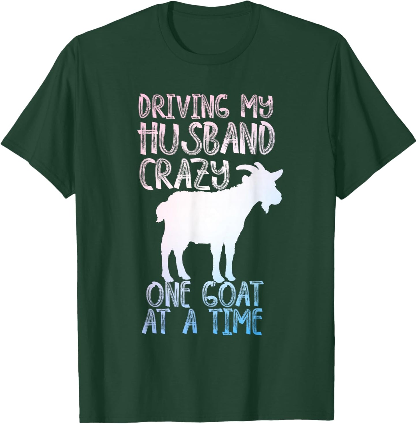 Funny Goat Design Girls Farm Animal Goat Farmer T-Shirt - T-Shirt | Forest