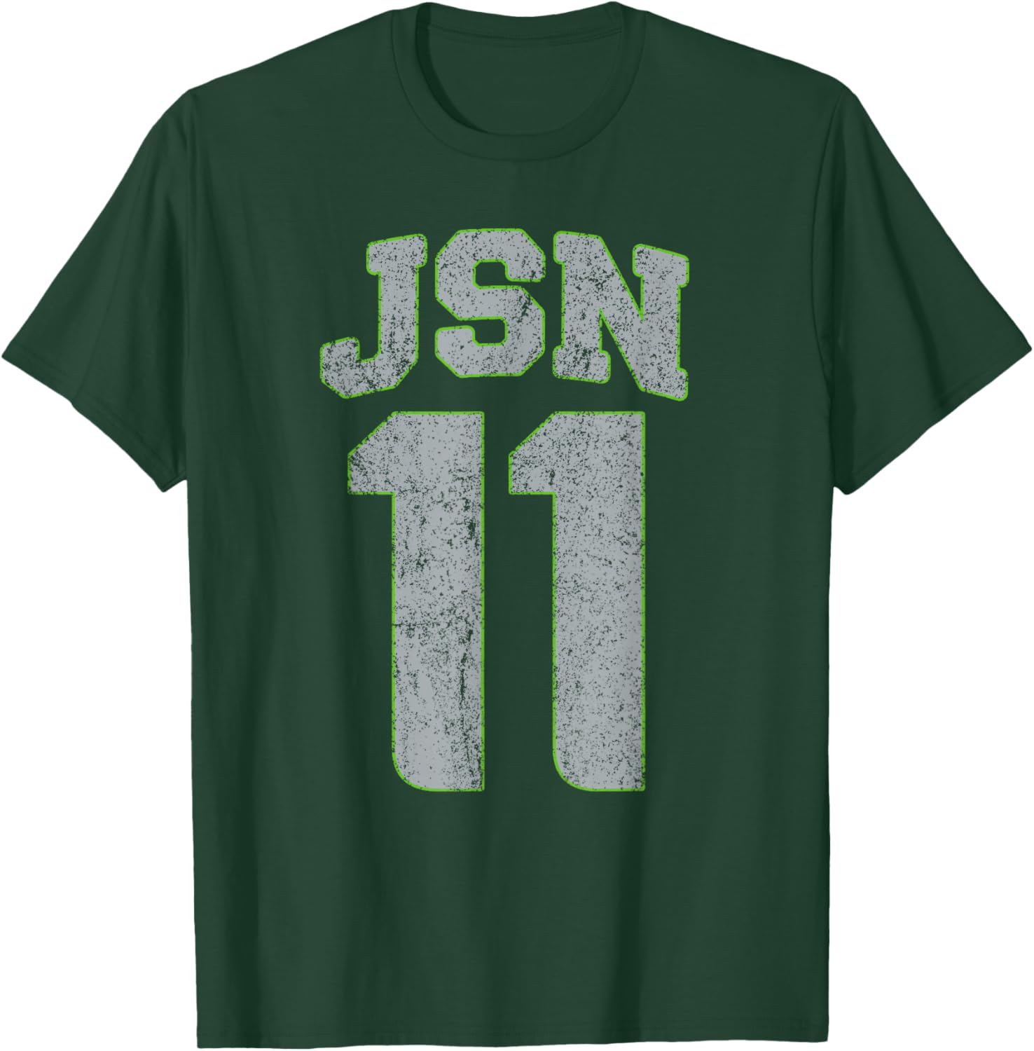 Vintage JSN 11 Distressed T-Shirt - T-Shirt | Forest
