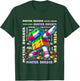 Colourful Master Builder Dabbing Blocks Bricks Builder T-Shirt - T-Shirt | Forest