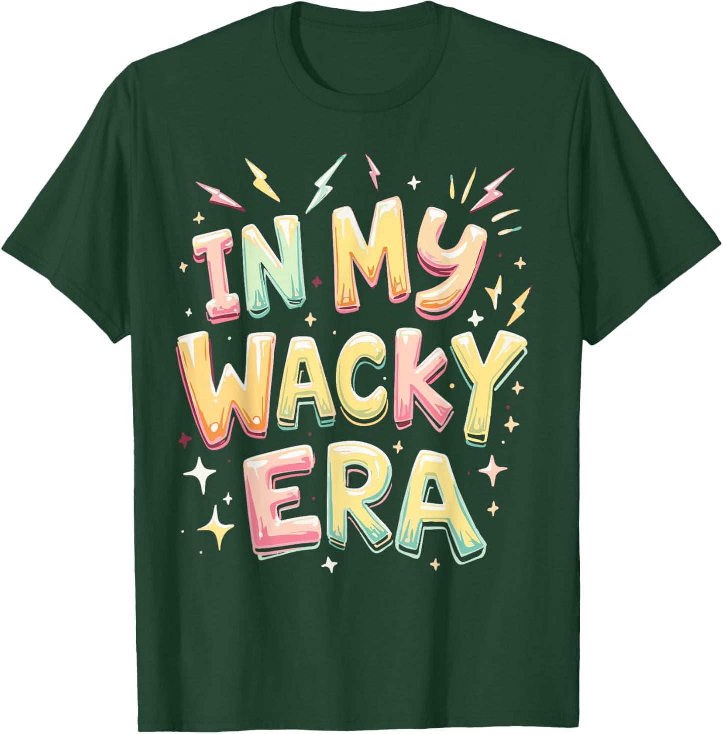 in My Wacky Era Wacky Costume Mismatch Day Outfit T-Shirt - T-Shirt | Forest